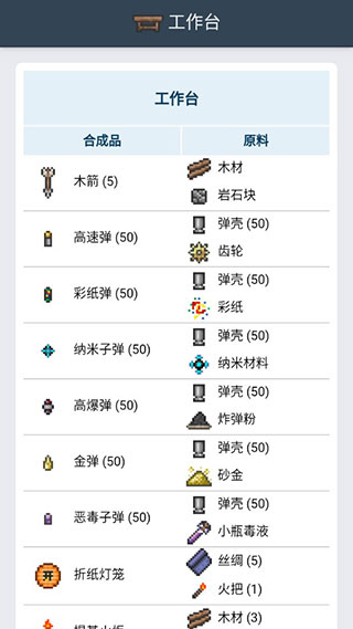 泰拉瑞亚合成表4